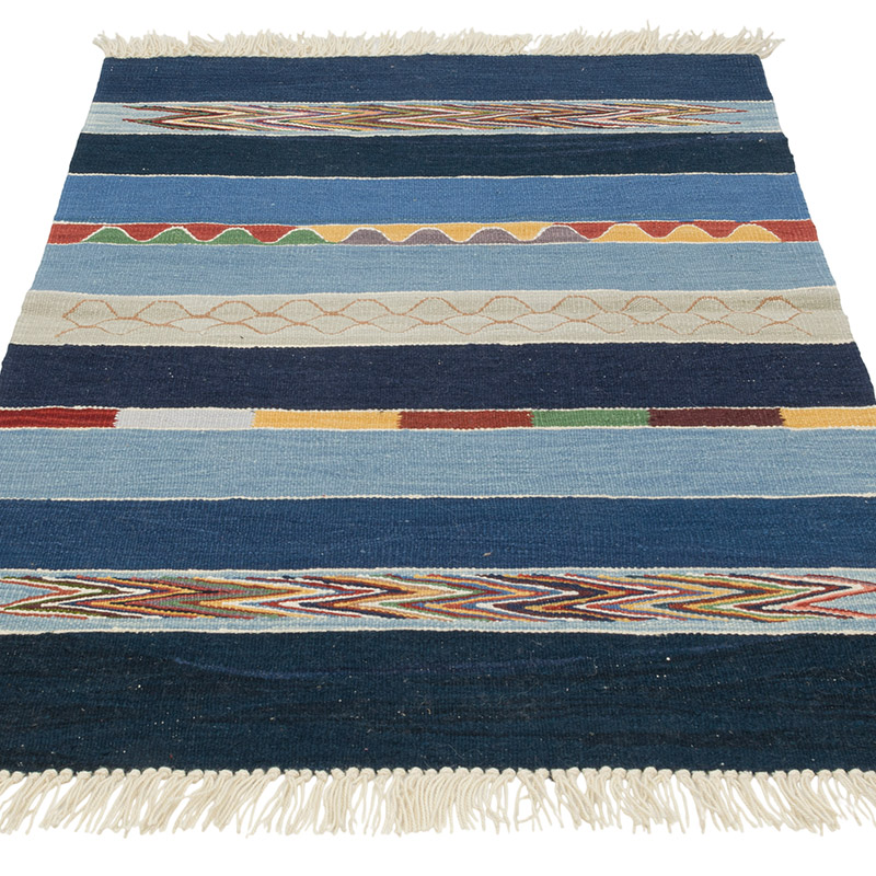 Yeni Kök Boya El Dokuma Kilim - 90 cm x 130 cm - K0084421
