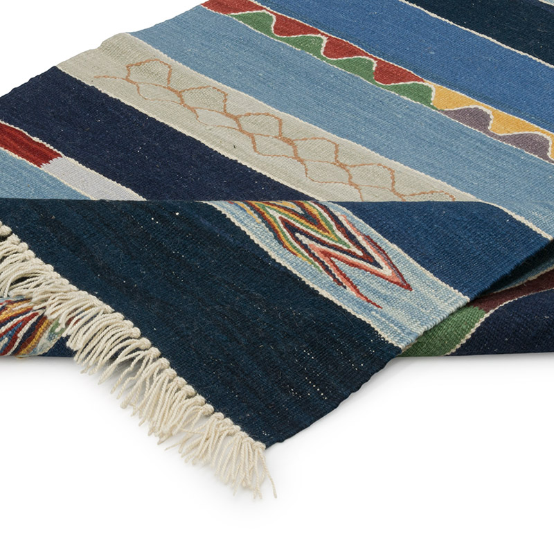 Yeni Kök Boya El Dokuma Kilim - 90 cm x 130 cm - K0084421