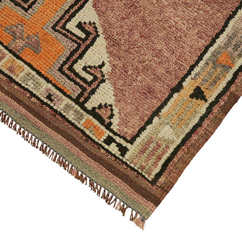 Alfombra Vintage de pasillo - 90 cm x 380 cm - K0085039