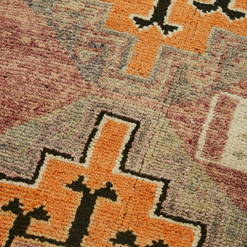 Alfombra Vintage de pasillo - 90 cm x 380 cm - K0085039