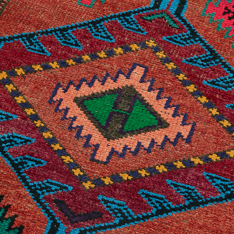Alfombra Vintage de pasillo - 94 cm x 340 cm - K0085041