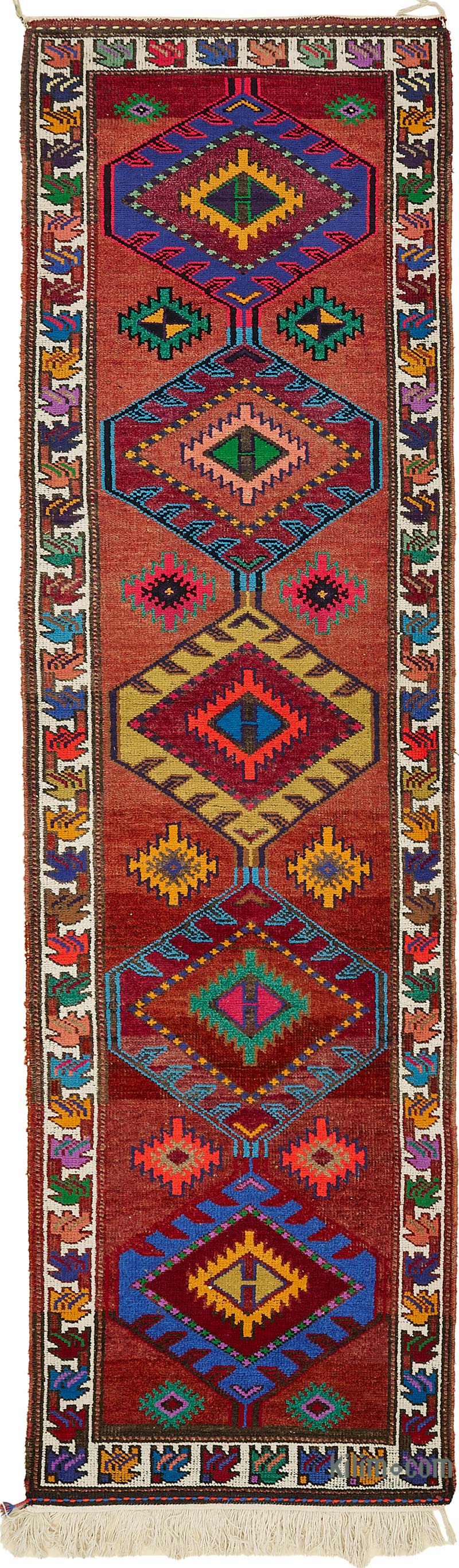 Alfombra Vintage de pasillo - 94 cm x 340 cm - K0085041