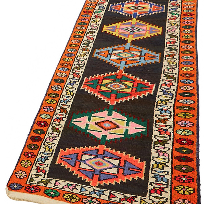 Alfombra Vintage de pasillo - 83 cm x 326 cm - K0085044
