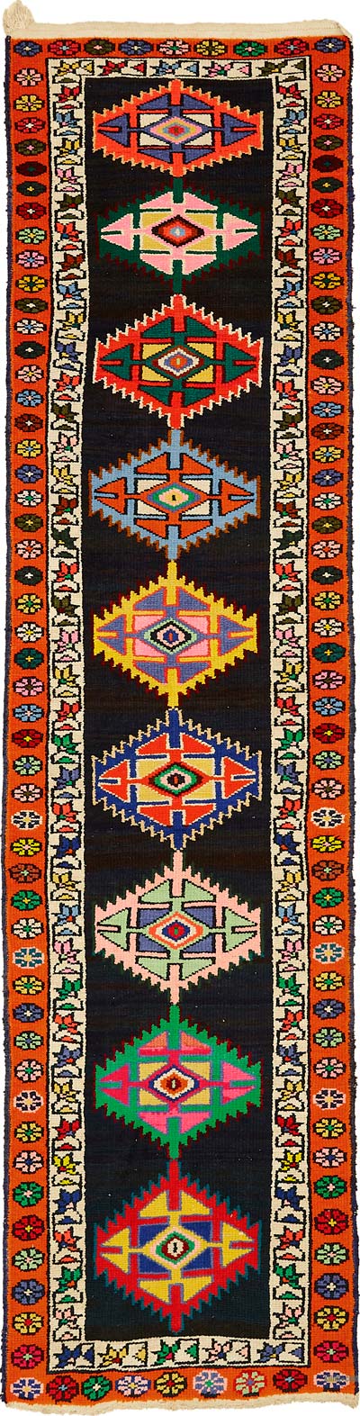 Alfombra Vintage de pasillo - 83 cm x 326 cm