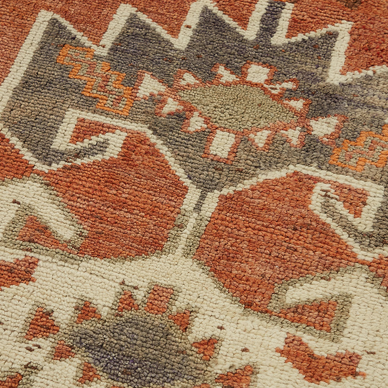 Alfombra Vintage de pasillo - 92 cm x 340 cm - K0085047
