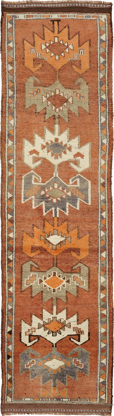 Vintage Anadolu Yolluk - 92 cm x 340 cm