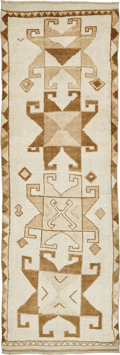 Alfombra Vintage de pasillo - 105 cm x 315 cm