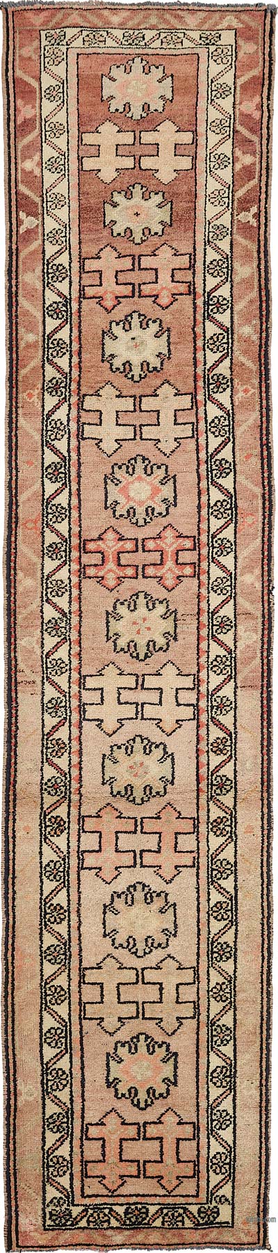 Vintage Anadolu Yolluk - 88 cm x 398 cm