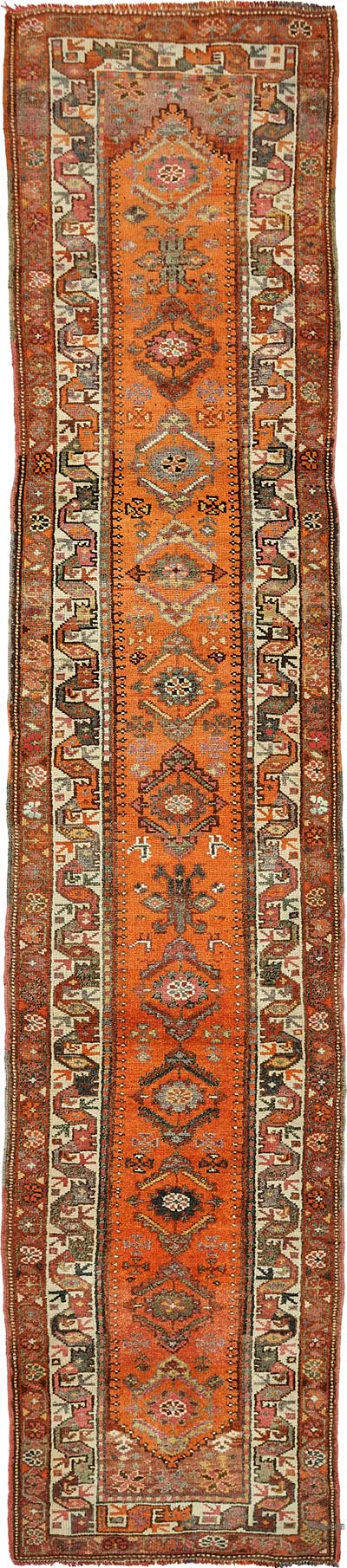 Vintage Tribal Runner Rug - 2' 9" x 13' 3" (33" x 159")