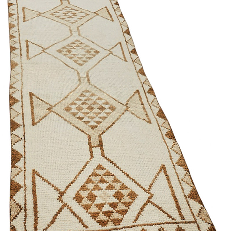 Alfombra Vintage de pasillo - 90 cm x 358 cm - K0085058