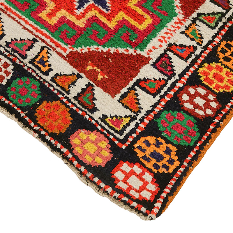 Alfombra Vintage de pasillo - 84 cm x 298 cm - K0085059