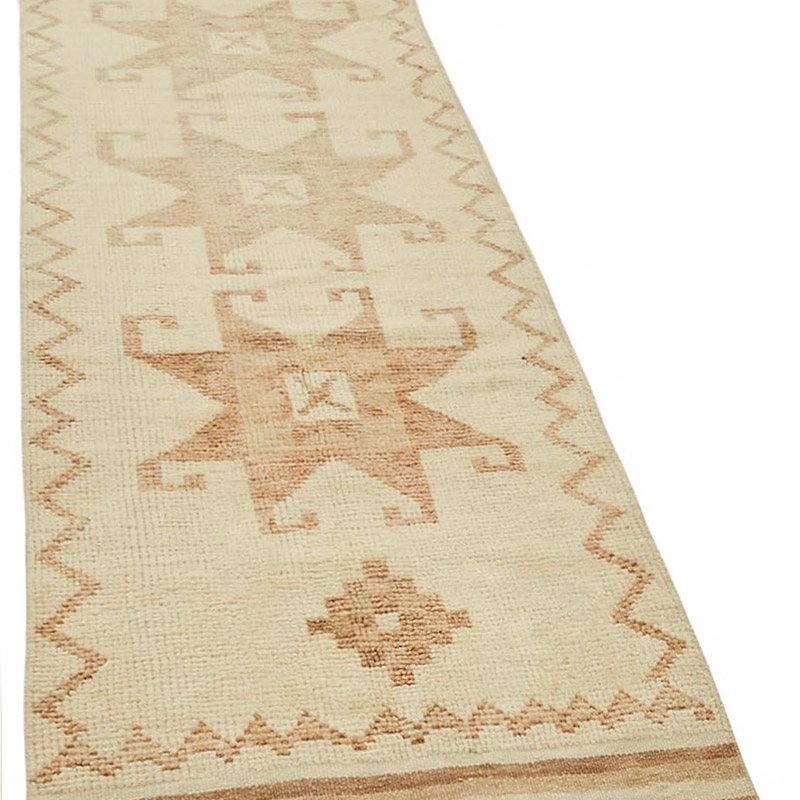 Vintage Tribal Runner Rug - 3' 1" x 11' 4" (37" x 136") - K0085060
