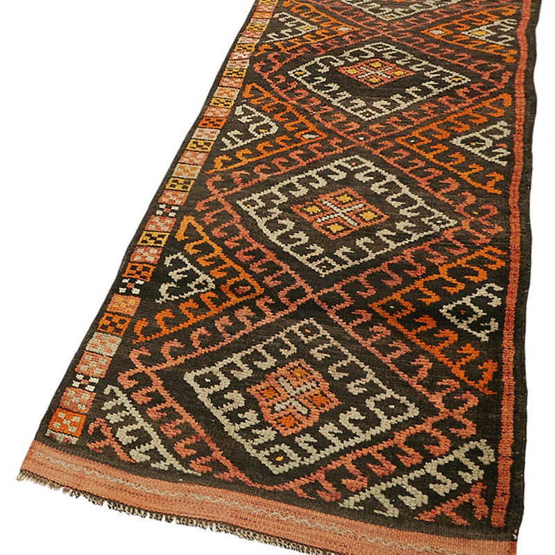 Vintage Tribal Runner Rug - 3' 1" x 12' 7" (37" x 151") - K0085061