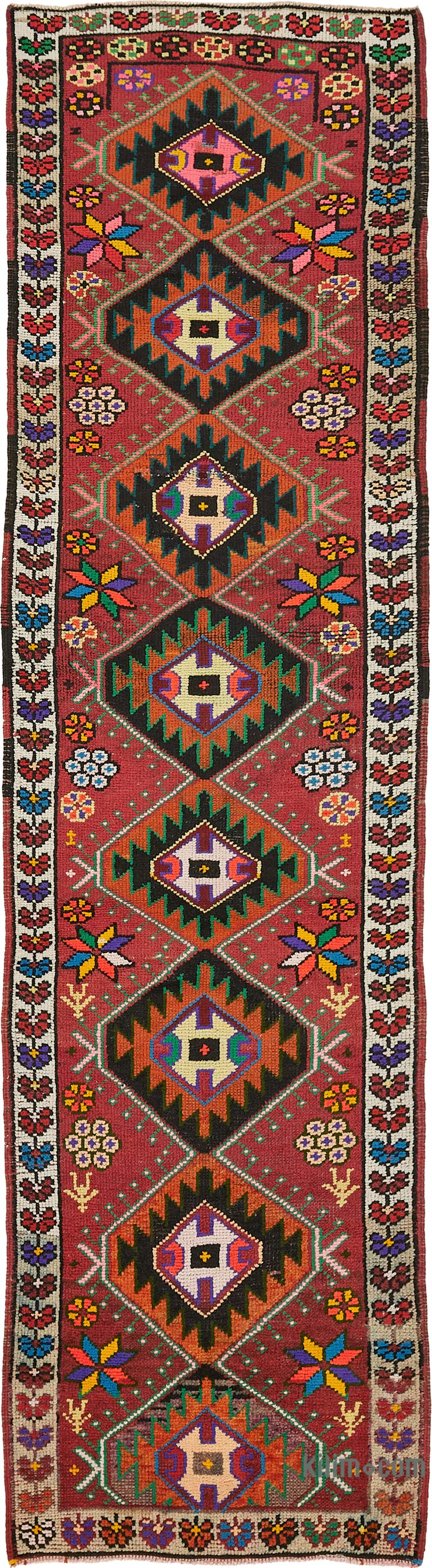 Vintage Anadolu Yolluk - 84 cm x 336 cm - K0085063