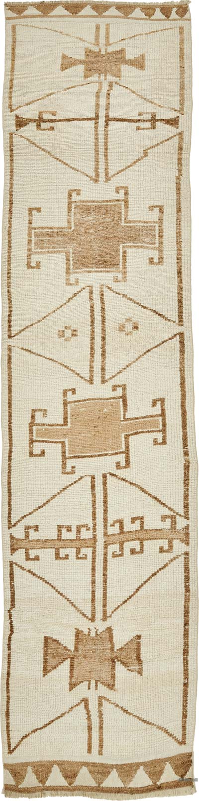 Vintage Tribal Runner Rug - 2' 10" x 12' 11" (34" x 155")