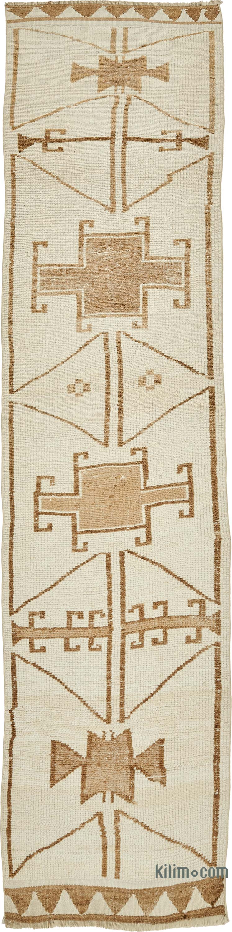 Alfombra Vintage de pasillo - 87 cm x 393 cm - K0085065