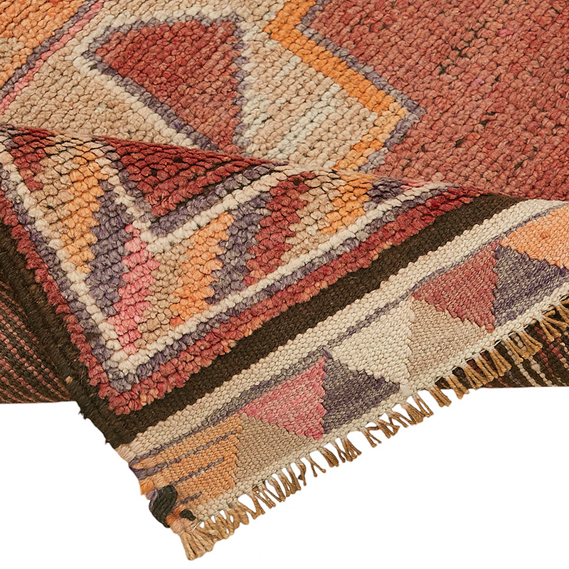 Vintage Tribal Runner Rug - 2' 11" x 12'  (35" x 144") - K0085066