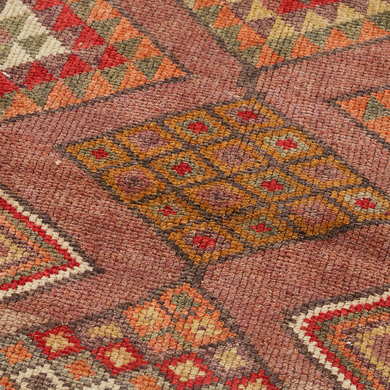 Vintage Tribal Runner Rug - 3'  x 12' 4" (36" x 148") - K0085070