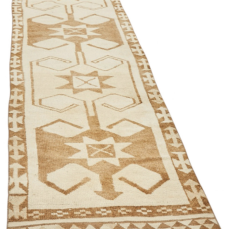 Vintage Tribal Runner Rug - 3' 3" x 12' 4" (39" x 148") - K0085071
