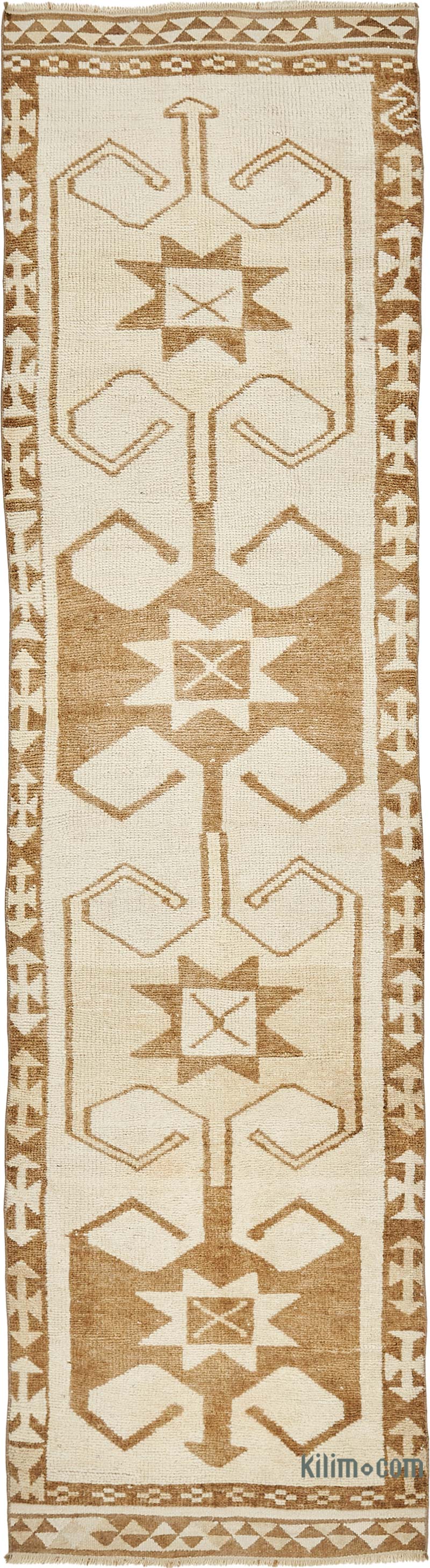 Vintage Tribal Runner Rug - 3' 3" x 12' 4" (39" x 148") - K0085071