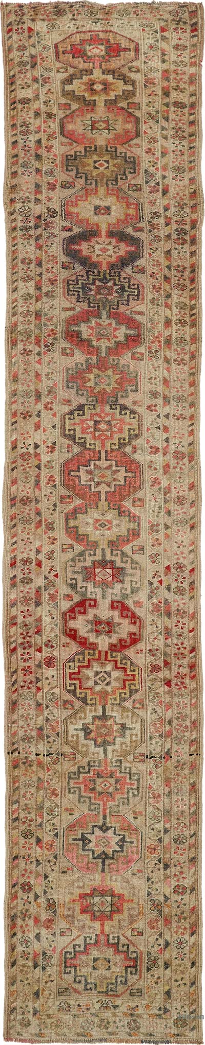 Vintage Anadolu Yolluk - 82 cm x 406 cm