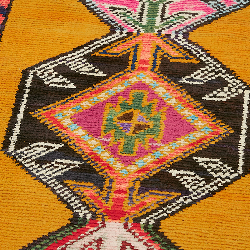 Alfombra Vintage de pasillo - 82 cm x 403 cm - K0085079