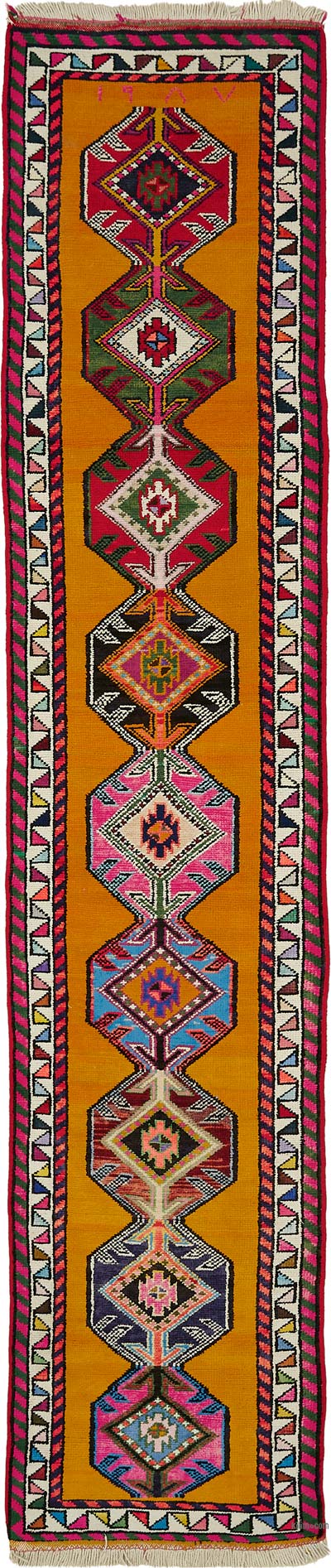 Alfombra Vintage de pasillo - 82 cm x 403 cm