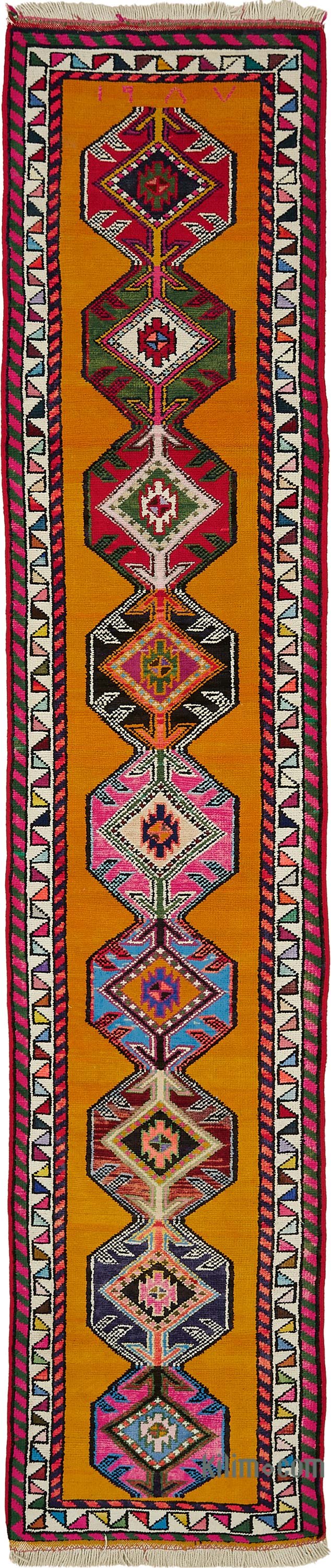 Alfombra Vintage de pasillo - 82 cm x 403 cm - K0085079