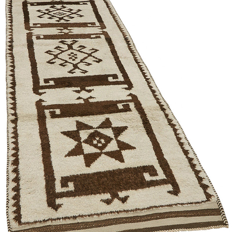 Alfombra Vintage de pasillo - 110 cm x 383 cm - K0085083
