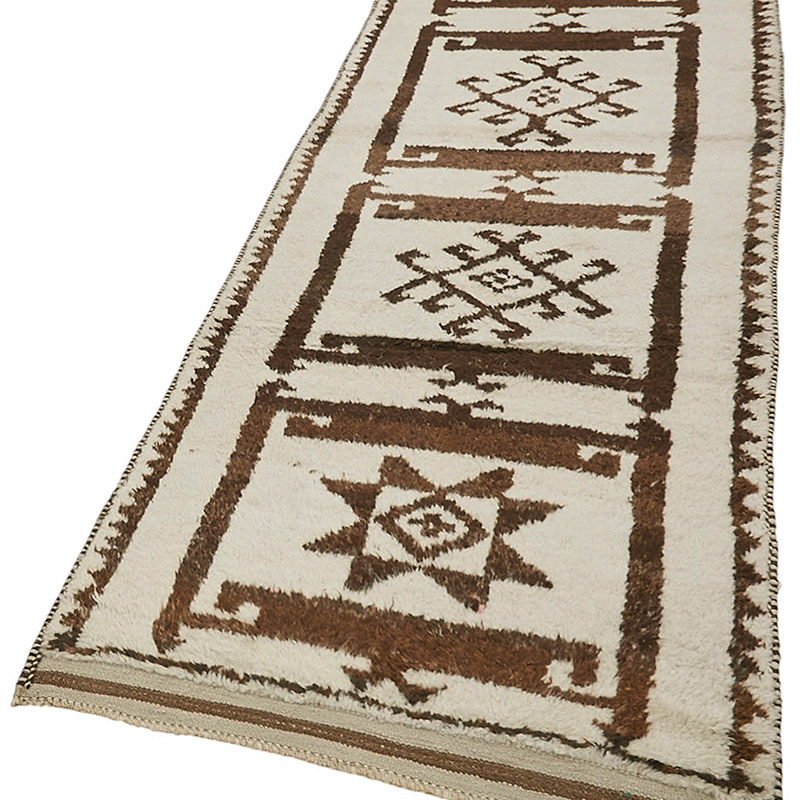 Alfombra Vintage de pasillo - 110 cm x 383 cm - K0085083