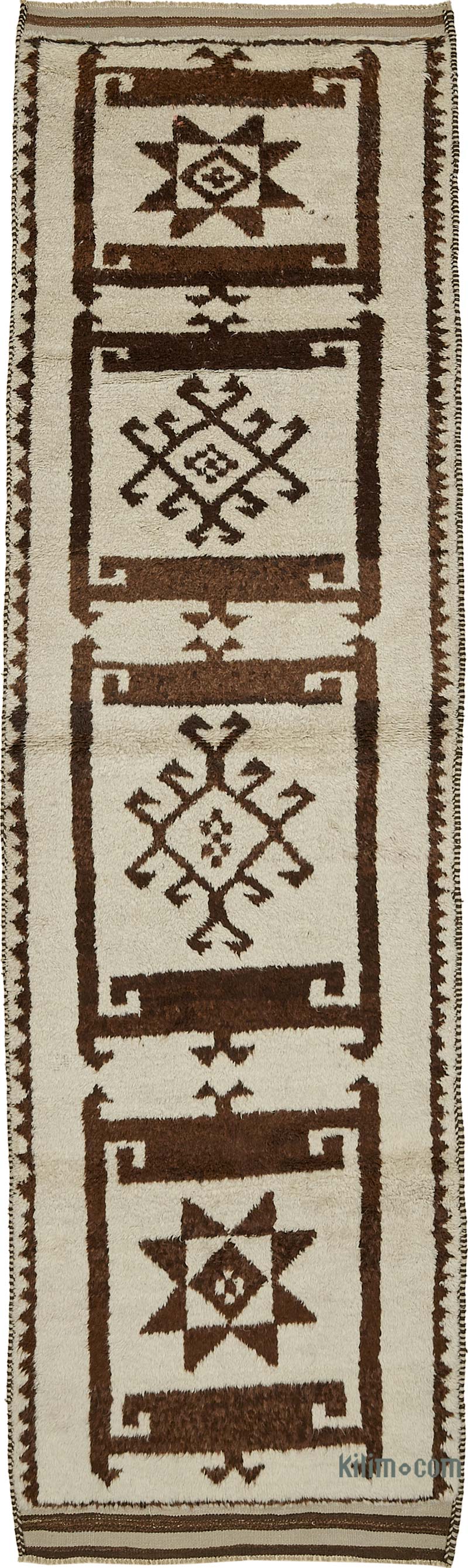 Alfombra Vintage de pasillo - 110 cm x 383 cm - K0085083