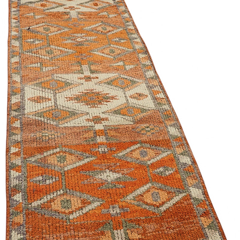 Alfombra Vintage de pasillo - 82 cm x 347 cm - K0085087