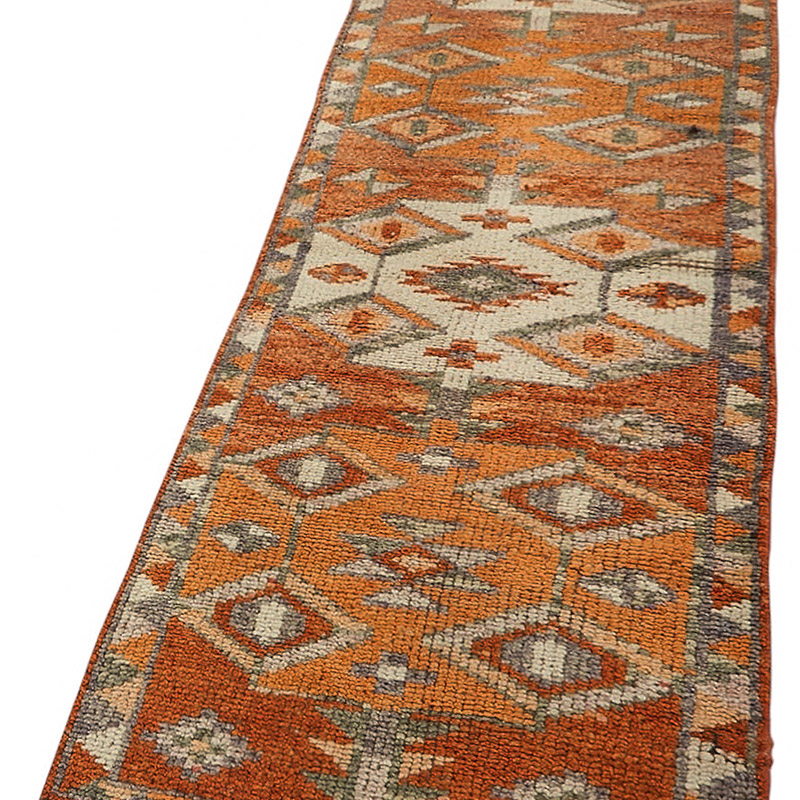 Alfombra Vintage de pasillo - 82 cm x 347 cm - K0085087