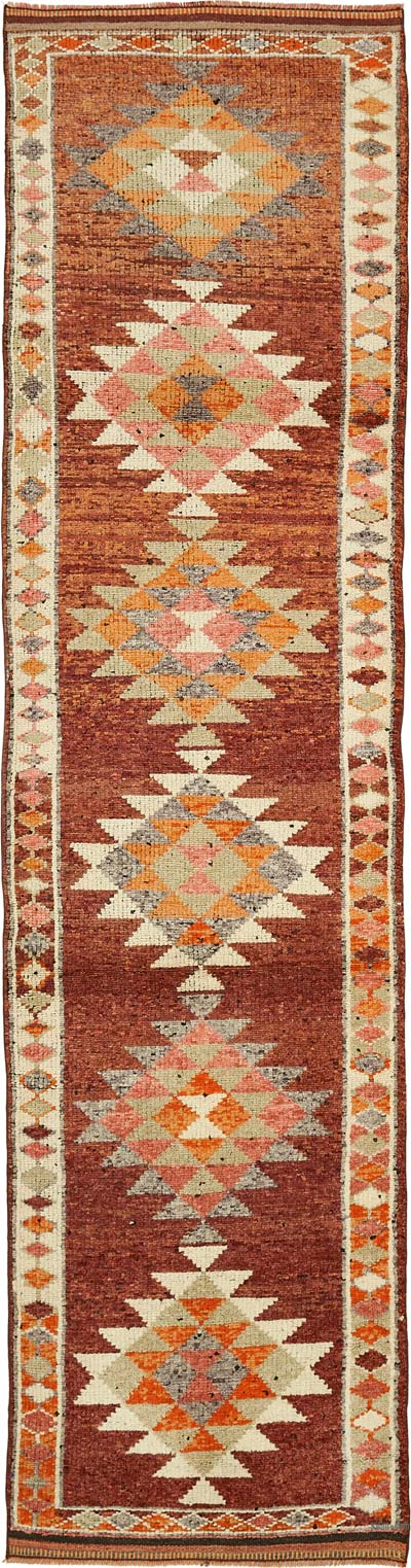 Alfombra Vintage de pasillo - 90 cm x 376 cm