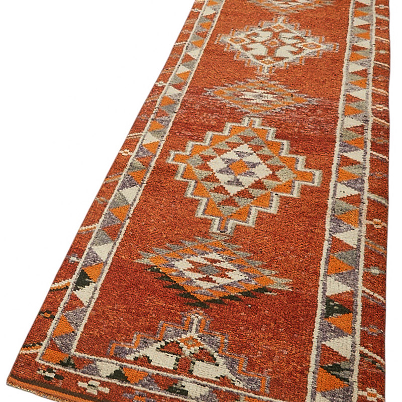 Alfombra Vintage de pasillo - 84 cm x 366 cm - K0085097