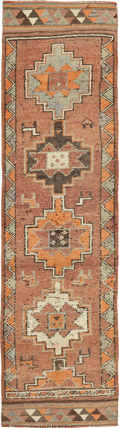 Vintage Anadolu Yolluk - 88 cm x 323 cm