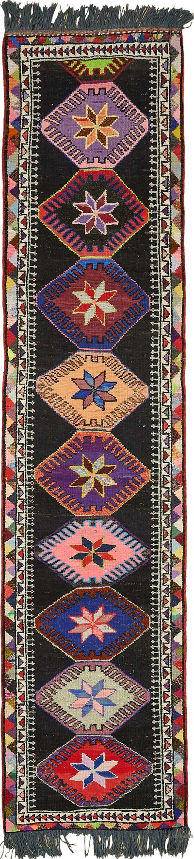 Vintage Anadolu Yolluk - 87 cm x 398 cm