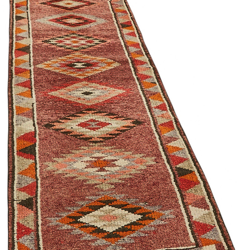 Vintage Tribal Runner Rug - 2' 7" x 12' 8" (31" x 152") - K0085101