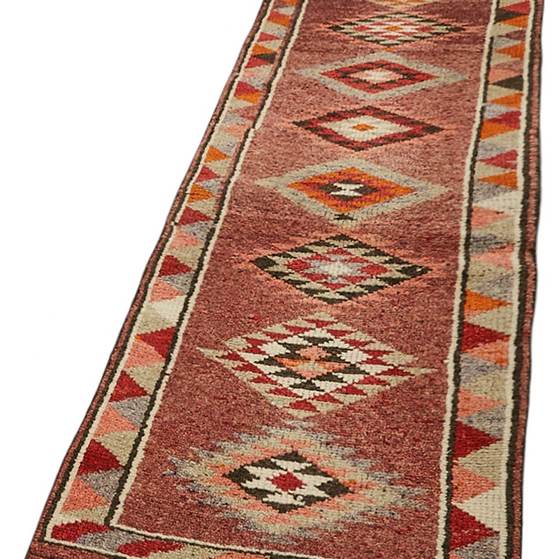 Vintage Tribal Runner Rug - 2' 7" x 12' 8" (31" x 152") - K0085101