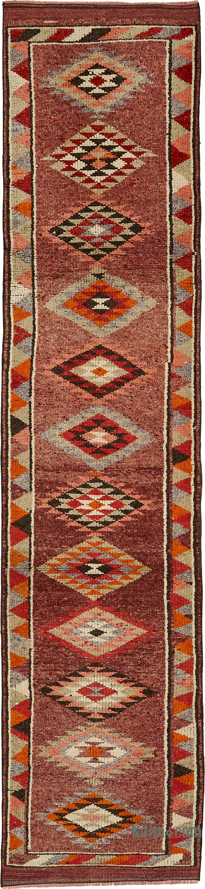Vintage Tribal Runner Rug - 2' 7" x 12' 8" (31" x 152") - K0085101