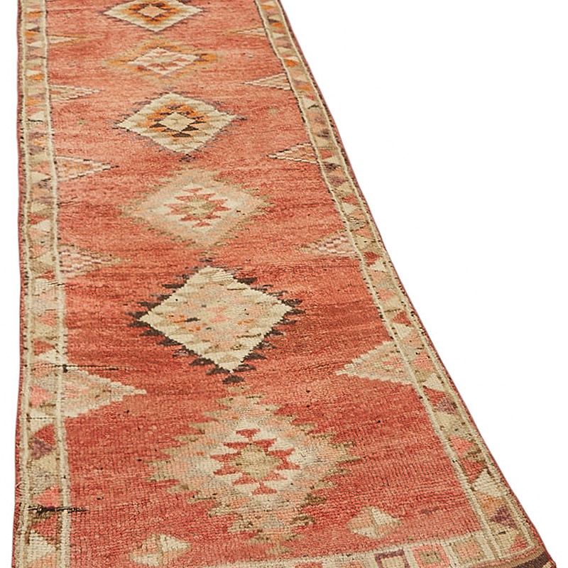 Vintage Tribal Runner Rug - 2' 9" x 11' 6" (33" x 138") - K0085104