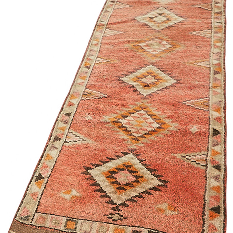 Vintage Tribal Runner Rug - 2' 9" x 11' 6" (33" x 138") - K0085104