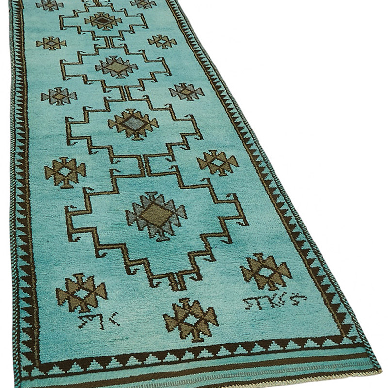 Alfombra Vintage de pasillo - 106 cm x 354 cm - K0085116