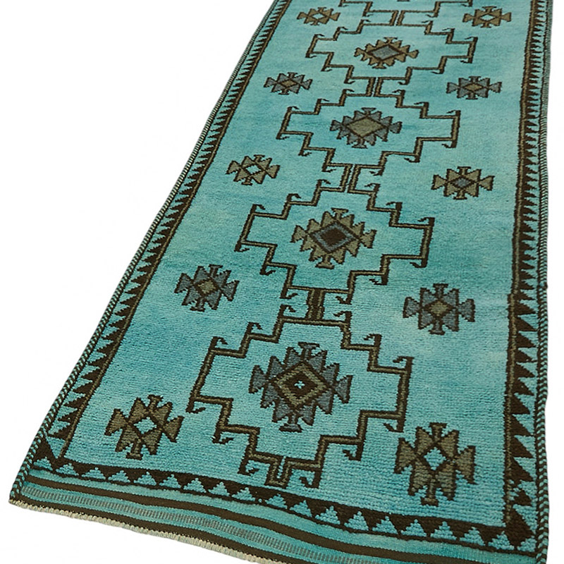 Alfombra Vintage de pasillo - 106 cm x 354 cm - K0085116
