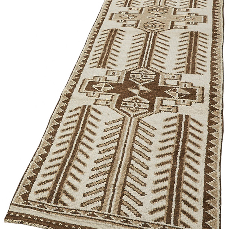 Alfombra Vintage de pasillo - 88 cm x 342 cm - K0085117