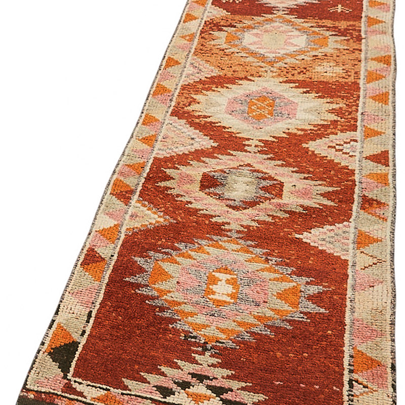 Alfombra Vintage de pasillo - 78 cm x 350 cm - K0085118