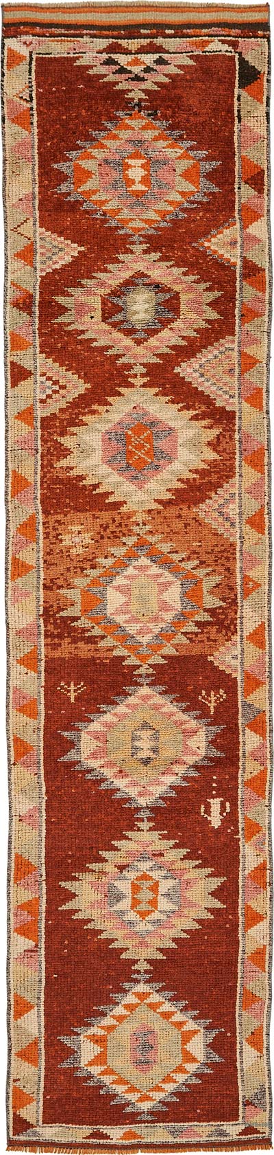 Vintage Anadolu Yolluk - 78 cm x 350 cm