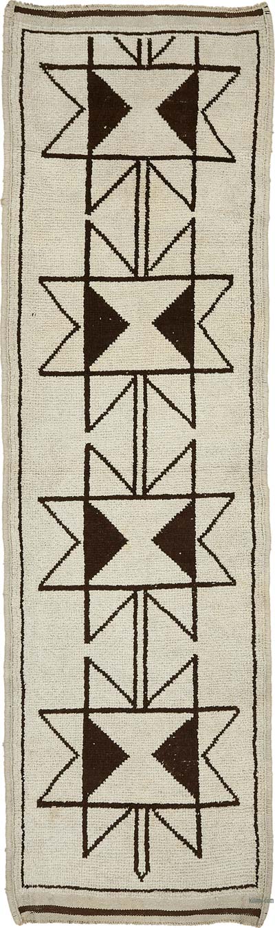 Alfombra Vintage de pasillo - 106 cm x 370 cm