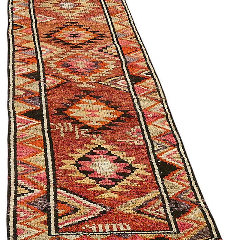 Alfombra Vintage de pasillo - 82 cm x 335 cm - K0085129