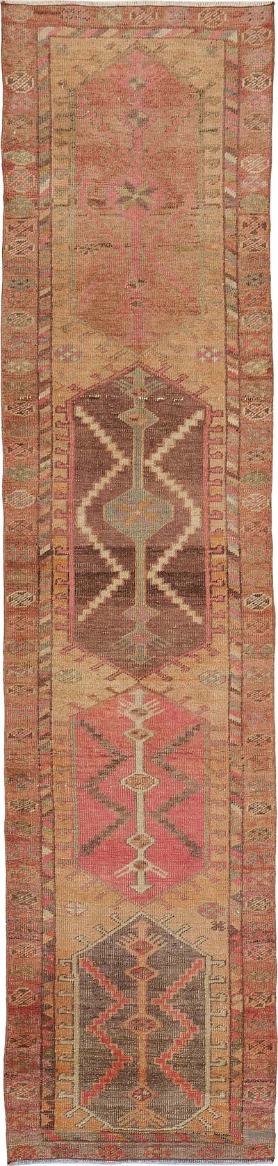Vintage Tribal Runner Rug - 2' 7" x 11' 3" (31" x 135")